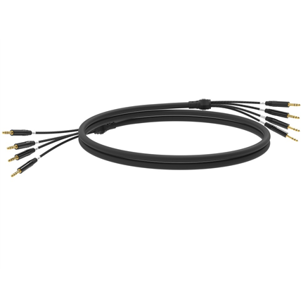 Multi channel audio cable with 4, 6, 8, 12, and 16 channels